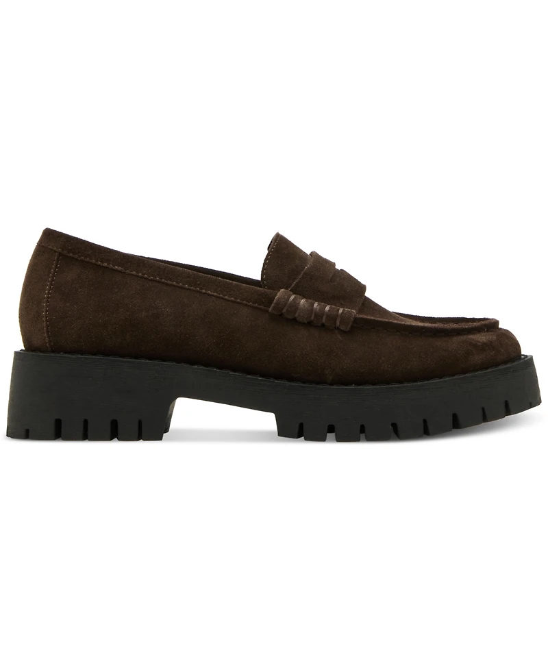 Steve Madden Women's Langsten Lug-Sole Tailored Loafers