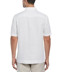 Cubavera Short-Sleeve Embroidered Guayabera Shirt