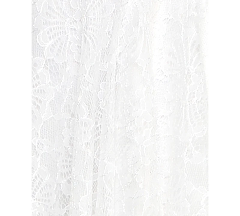 pear culture Juniors' Strapless Lace High-Low Dress