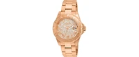Invicta Women's 22708 Angel Quartz 3 Hand Rose Gold Dial Watch