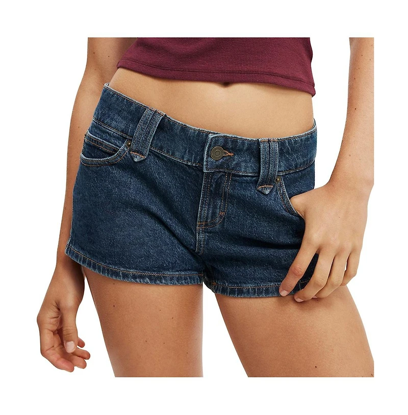 Cotton On Women's Micro Low Denim Short