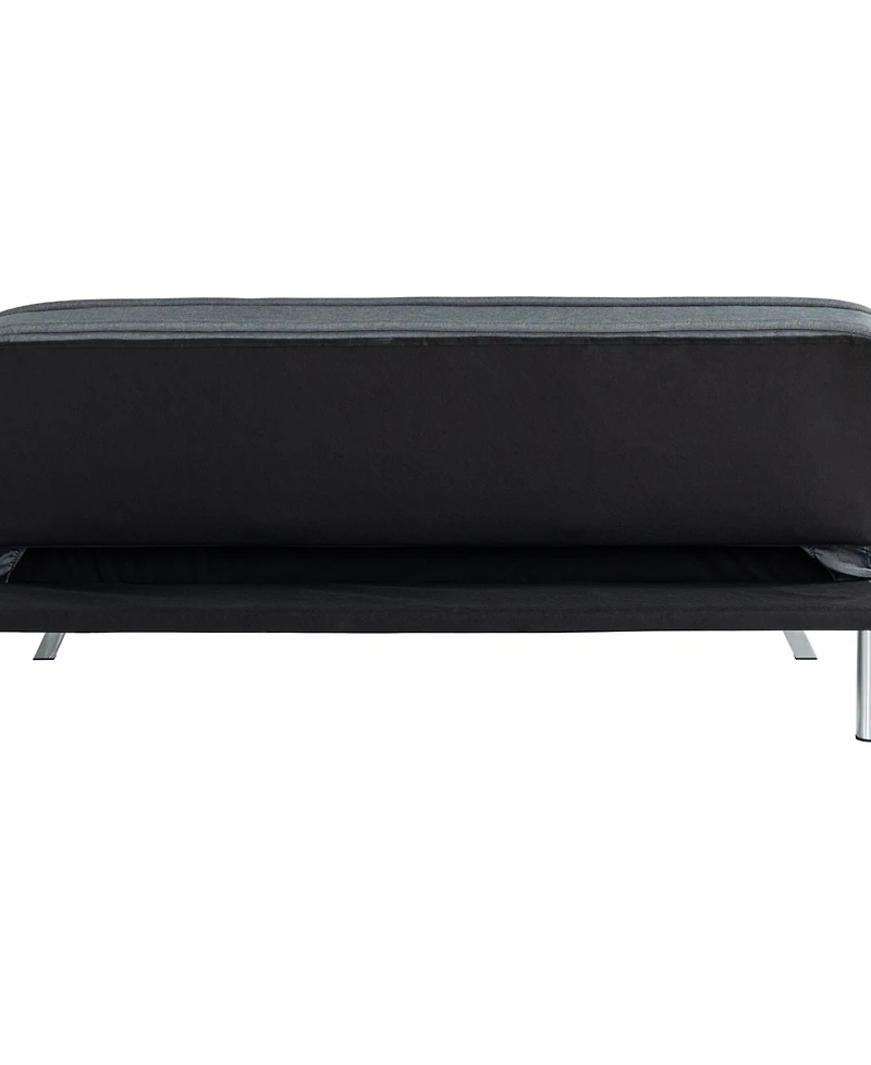 Serta 66.1" Polyester Trinity Convertible Futon