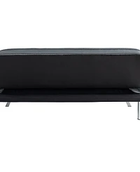 Serta 66.1" Polyester Trinity Convertible Futon