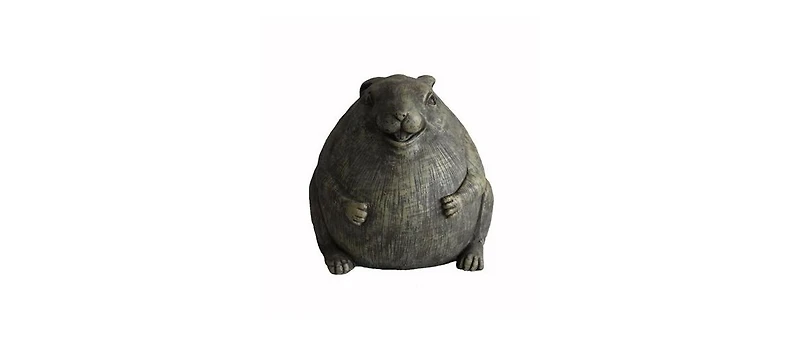 Adorable Chubby Rabbit Garden Statue for Decorative Garden Accents