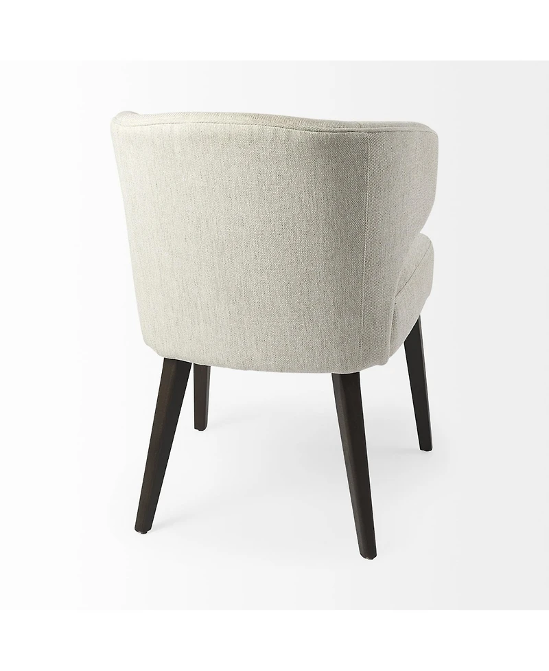 Upholstered Wingback Side Chair for Dining Table or Accent Seating