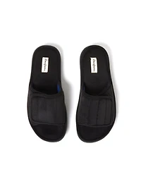 Dearfoams Men's Collin Terry Adjustable Shower Slide House Slipper
