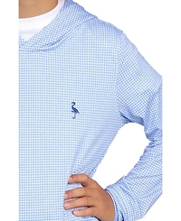 Tailorbyrd Boys Houndstooth Printed Performance Hoodie