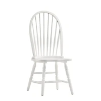 Wood Windsor Back Dining Chair for Kitchen or Dining Table Seating