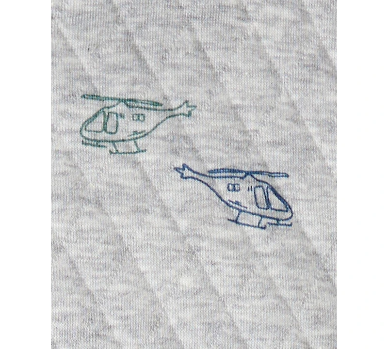 Carter's Toddler Boys 2-Pc. Helicopter Quilted Hoodie & Pants Set