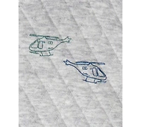 Carter's Toddler Boys 2-Pc. Helicopter Quilted Hoodie & Pants Set