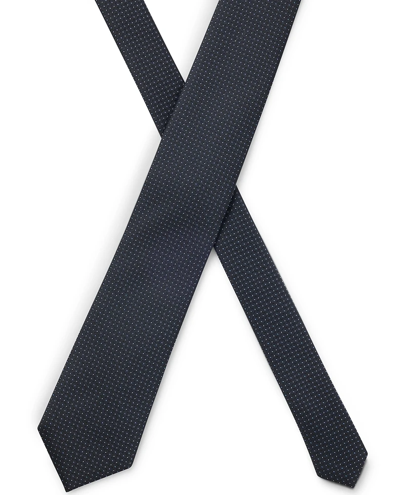 Boss by Hugo Men's Micro Pattern Silk-Blend Tie
