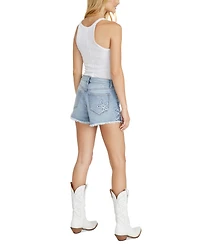 Driftwood Women's Goldie Denim Shorts X On