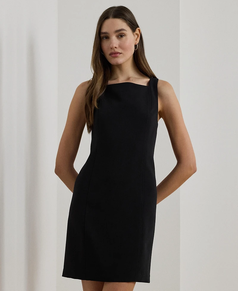Lauren Ralph Women's Stretch Crepe Sleeveless Dress