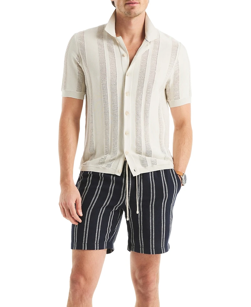 Nautica Men's Stripe Pull-On Shorts