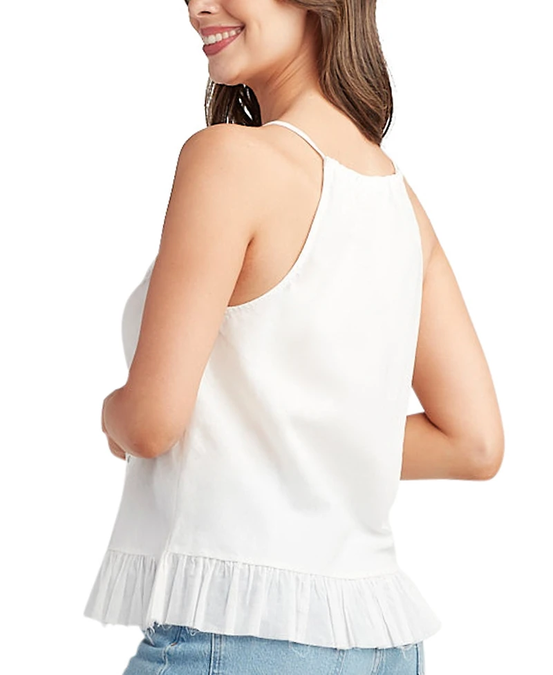Bcx Juniors' Cotton Eyelet Tank Top
