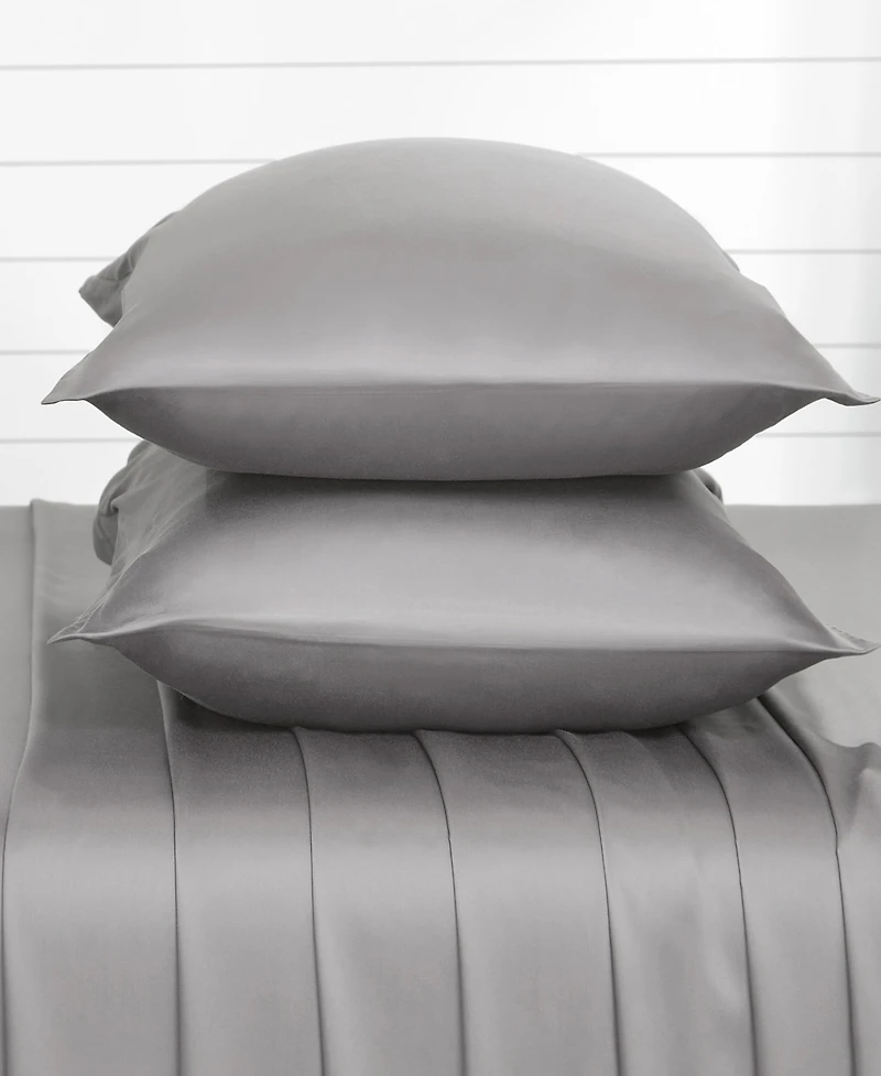 Silky Soft 100% Rayon from Bamboo Cases King Size, Set Of 2 For Smooth Hair & Skin, Fits King Pillows by California Design Den