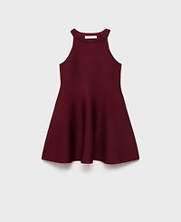 Mango Women's Short Flared Knitted Dress