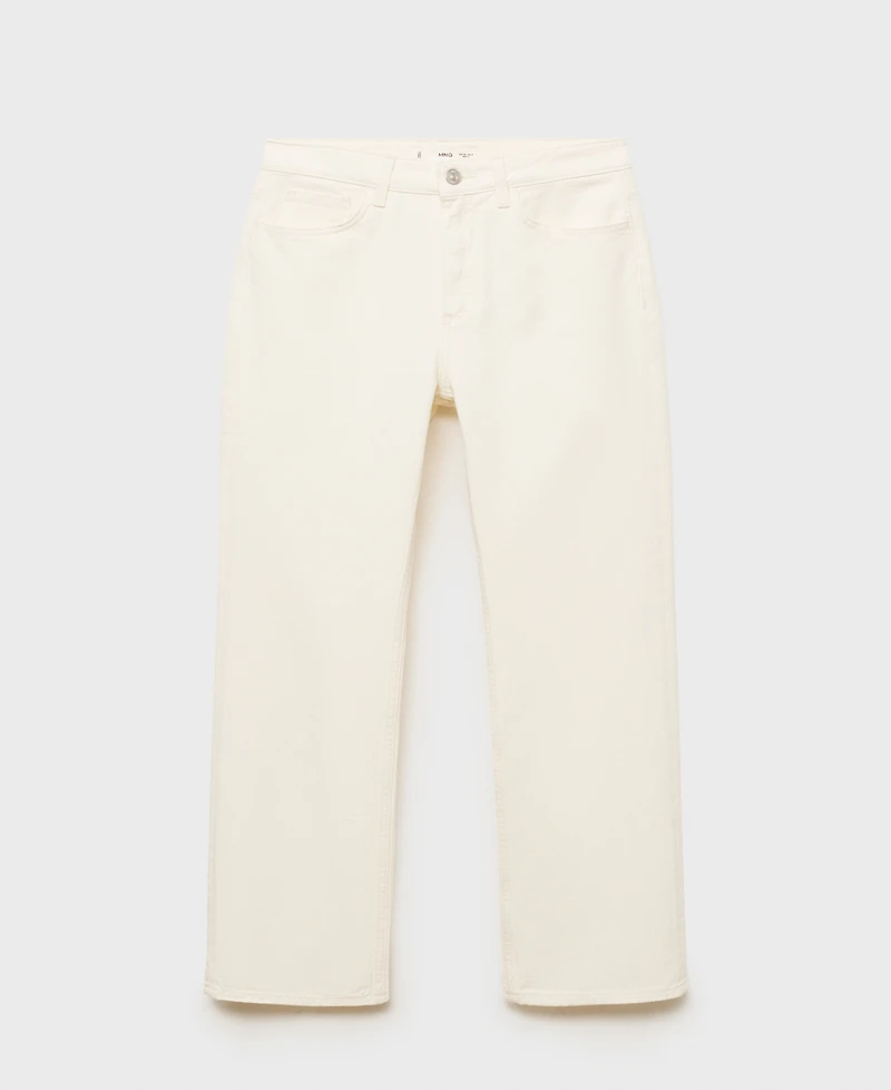 Mango Women's Matilda Medium-Rise Straight-Fit Jeans
