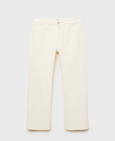 Mango Women's Matilda Medium-Rise Straight-Fit Jeans