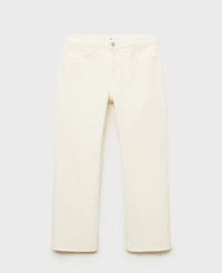 Mango Women's Matilda Medium-Rise Straight-Fit Jeans