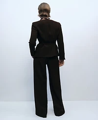 Mango Women's Straight Suit Pants