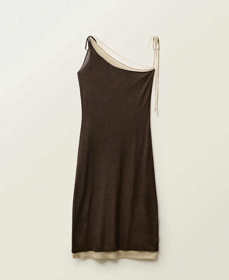 Mango Women's Combined Lyocell Knit Dress