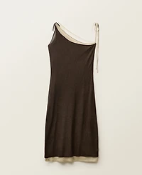 Mango Women's Combined Lyocell Knit Dress