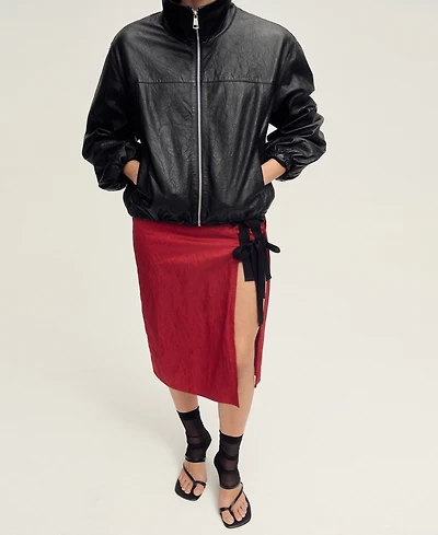 Mango Women's Multi-Position Textured Skirts