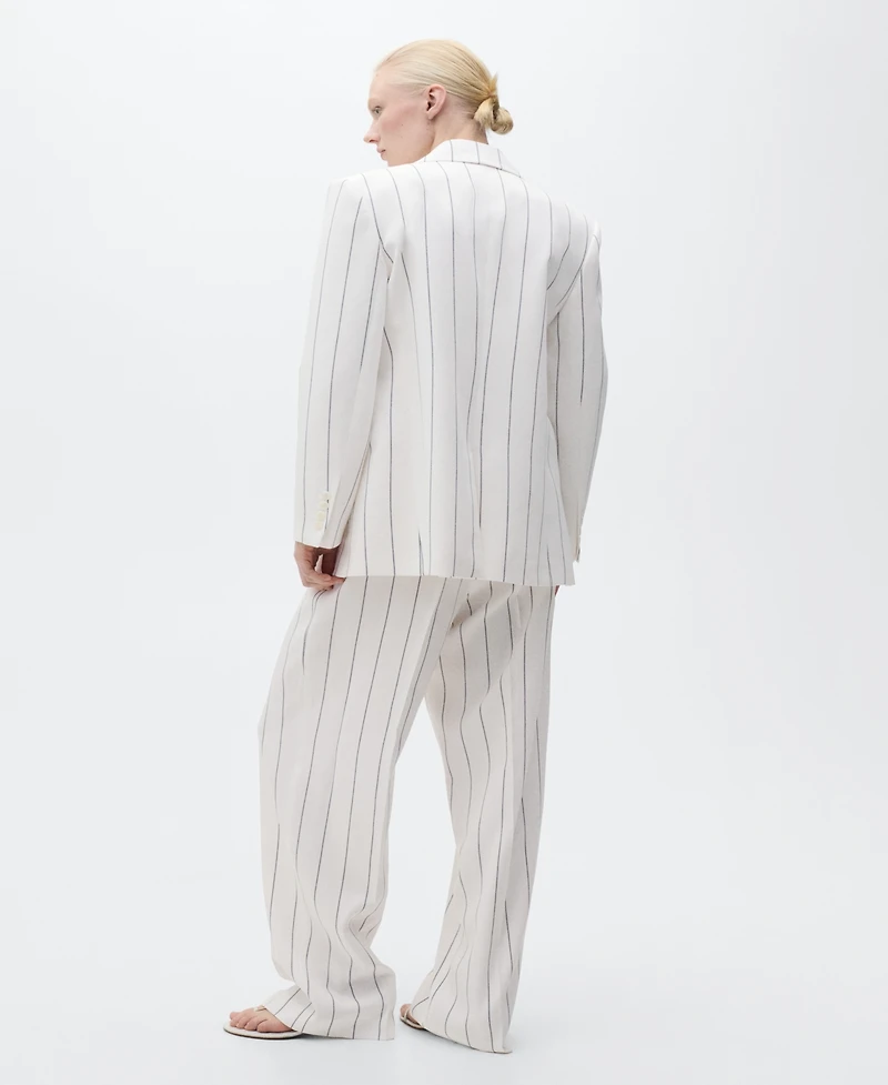 Mango Women's Striped Suit Pants