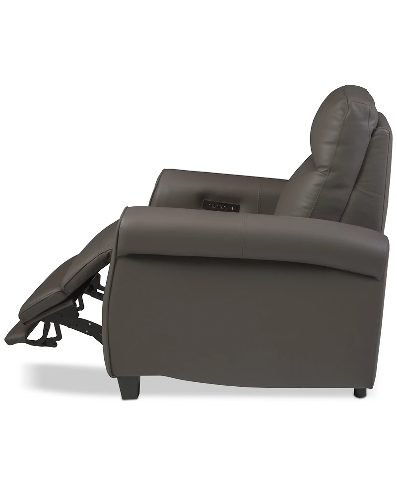 Thandler Leather Power Headrest Recliners, Exclusively at Macy's