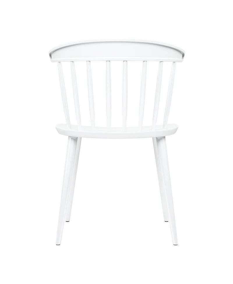 Heavy Duty Plastic Slat Back Dining Chair for Kitchen or Dining Room