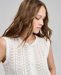 And Now This Women's Crochet Sweater Vest, Exclusively at Macy's