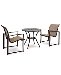 Wythburn Mix and Match 32" Round Cast Aluminum Outdoor Bistro Table, Created for Macy's