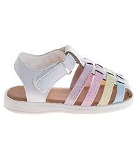 Laura Ashley Toddler Girls Flowers Open Design Sandals