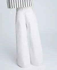 Kenneth Cole Women's High-Rise Wide-Leg Jeans