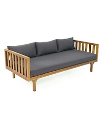 Streamdale Acacia Wood Daybed Durable, Water-Resistant
