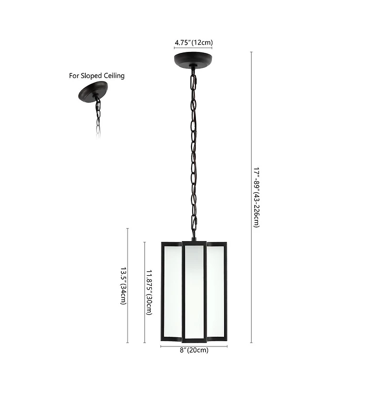 Hyla 8" Outdoor Pendant