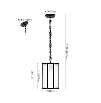Hyla 8" Outdoor Pendant