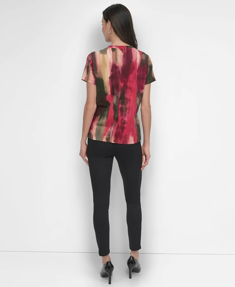 Dkny Women's Abstract-Print T-Shirt