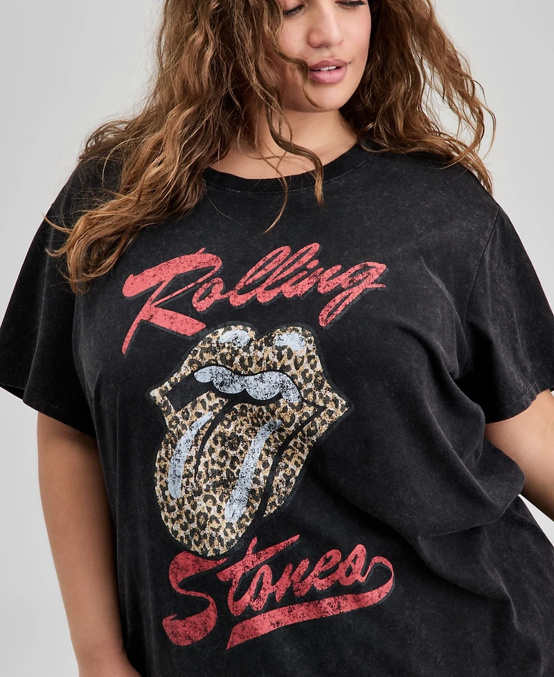 And Now This Trendy Plus Rolling Stones Graphic T-Shirt, Exclusively at Macy's