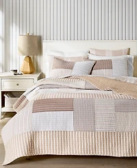 Charter Club Seaside Patchwork 3-Pc. Quilt Set, King, Exclusively at Macy's