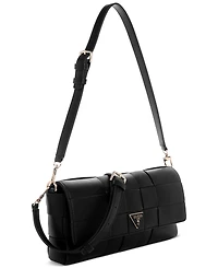 Guess Maylee Woven Flap Shoulder Bag