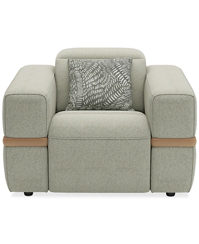 Nierling Fabric Power Motion Recliner with Headrest, Exclusively at Macy's