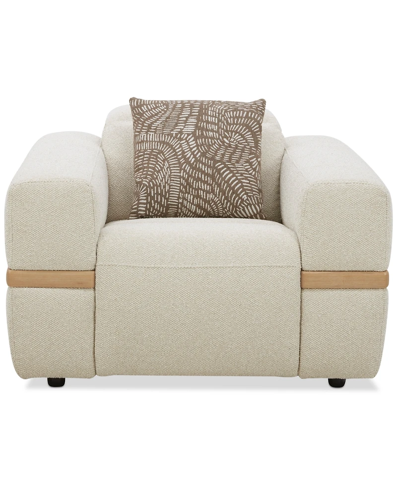 Nierling Fabric Power Motion Recliner with Headrest, Exclusively at Macy's