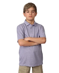 TailorByrd Boys Striped Yarn Dye Modal Polo