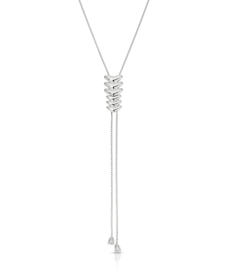 Ettika Metal Moderna Bolo Necklace