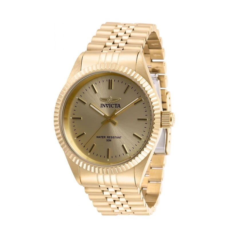 Invicta Men's 29388 Specialty Quartz 3 Hand Champagne Dial Watch