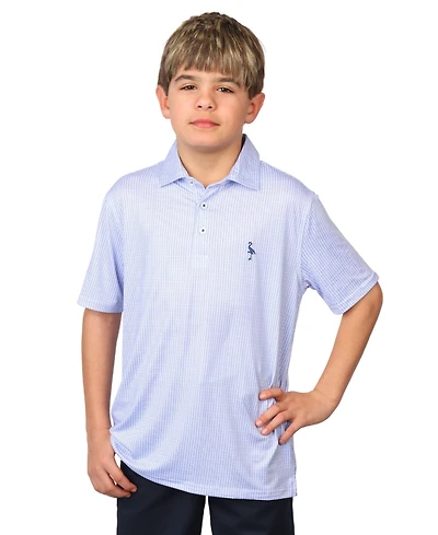 Tailorbyrd Boys Multi Dots Printed Performance Short Sleeve Polo