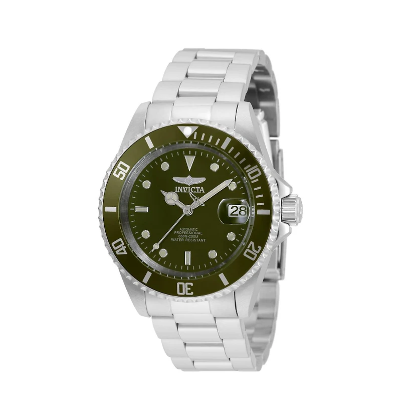 Invicta Men's 35690 Pro Diver Automatic 3 Hand Green Dial Watch