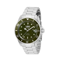 Invicta Men's 35690 Pro Diver Automatic 3 Hand Green Dial Watch